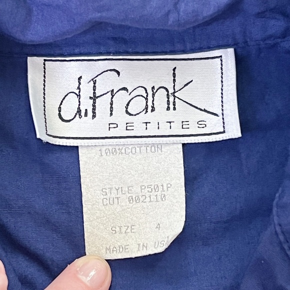 Vintage 80s d. Frank Petites Western Dress - Picture 7 of 8